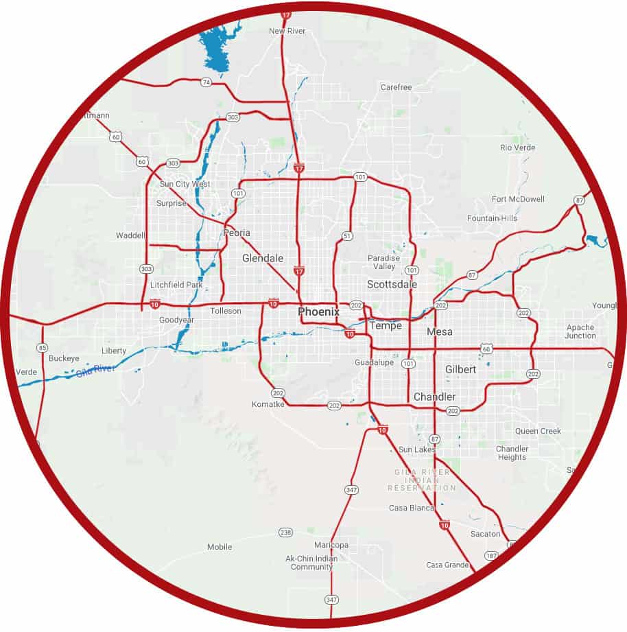 Queen Creek Arizona Map