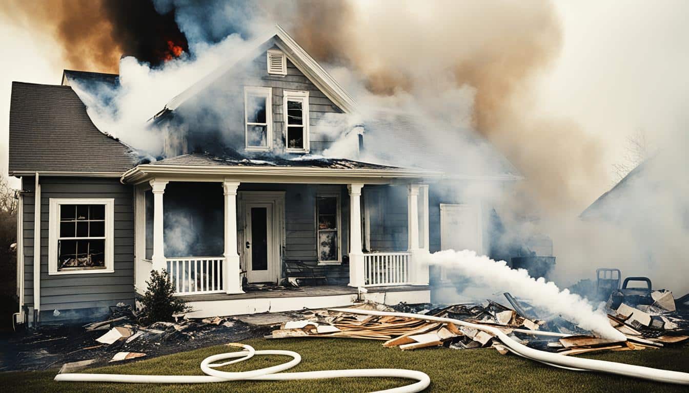 Is it safe to stay in a house with smoke damage?