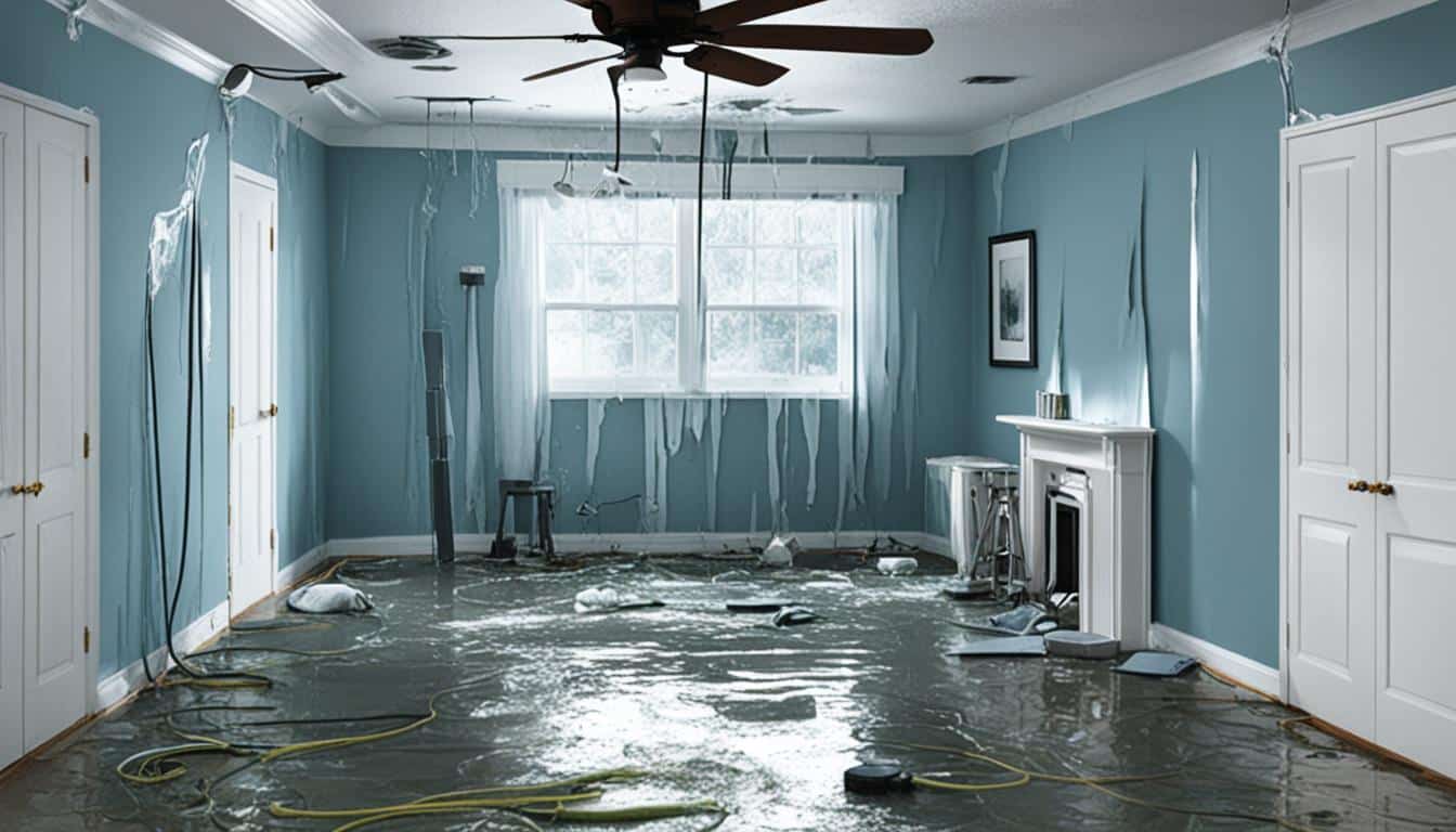 How long to run fans after water damage?